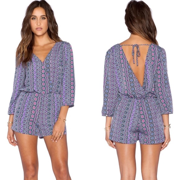 sanctuary linen utility romper